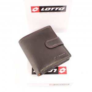 Луксозен мъжки портфейл от естествена кожа LOTTO 33050-4